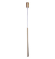 SOPEL 1 PROSTY ZŁOTY 100% MOSIĄDZ / przewód transparent lampa wisząca Sigma 33253