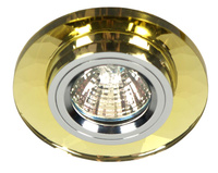 SS-11 CH/G MR16 CHROM OPR. STROP. STAŁA OKRĄGŁA SZKŁO ZŁOTE Candellux 2230606