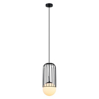 Lampa wisząca MATTY BLACK Italux MDM-3939/1 BK