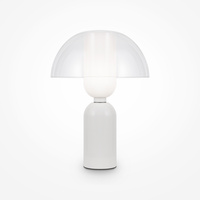 Biała stylowa lampka stołowa do salonu Memory MOD177TL-01W Maytoni