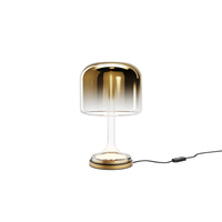 Ekskluzywna szklana lampa stołowa złota LED 3000K Spirito MOD286TL-L8G3K Maytoni