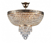 Lampa sufitowa kryształowa PALACE 40cm Maytoni DIA890-CL-05-G