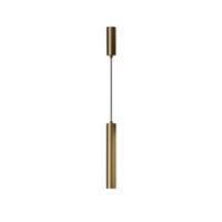 Lampa wisząca złota tuba DAMI 1 12W CCT GO AZZARDO AZ6062