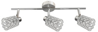 YORK LAMPA SUFITOWA LISTWA 3X40W G9 CHROM Candellux 93-00101