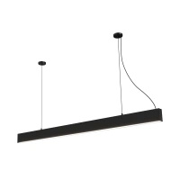 Lampa wisząca czarna liniowa 120cm Sigi III LED 3000K PL0128-BK Yaskr