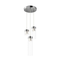 Lampa wisząca GEM Zuma Line srebrny P0389-03D-F4AC
