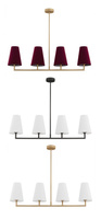 Lampa wisząca SAFIANO Argon 1828 1831 1829 kolor do wyboru