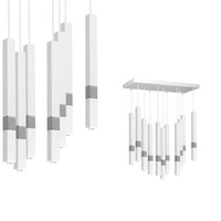 Lampa wisząca CASTRO WHITE / CHROME 11xG9 MLP6562