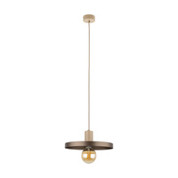 Lampa wisząca nad stół loft SILA SABIA BROWN 1XE27 300 TK Lighting 10757