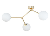 Lampa sufitowa potrójna FAIRY GOLD TK Lighting 6471