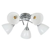 Pięcioramienna lampa sufitowa chrom CLARA 5xE27 Milagro ML2759