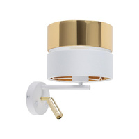 Kinkiet podwójny HILTON WHITE/GOLD TK Lighting 5361