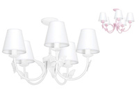 Lampa wisząca ALICE V WHITE PINK Milagro MLP961 MLP964 - kolor do wyboru