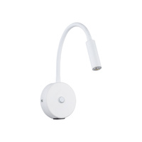 LAGOS WHITE KINKIET 1 USB TK Lighting 10202