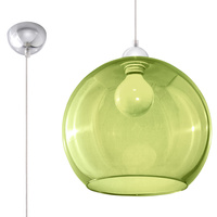 Lampa wisząca BALL zielona Sollux SL.0254