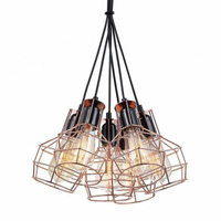 Lampa wisząca PERIFO Italux MDM-2272/6 BK+COP