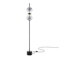Lampa podłogowa dwie szklane dymione kule LED 3000K Double Moon MOD478FL-L15B3K Maytoni