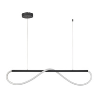 Lampa wisząca Meleca S czarna LED CCT Light Prestige LP-2345/1P S GD CCT