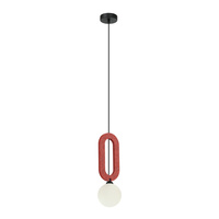 Lampa wisząca Masso czerwona 1xG9 Italux PND-59839-1-RED