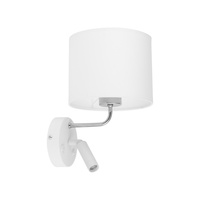 RICHI WHITE /SILVER KINKIET 2 E27 + G9 TK Lighting 4236