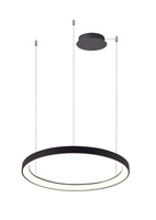 Lampa wisząca AGNES czarna 48cm LED AZzardo AZ5016 sterowana pilotem
