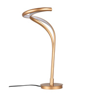 Lampa stołowa TWIST TABLE 3-STEP DIMM LED z wbudowanym ściemniaczem złota AZzardo AZ5736