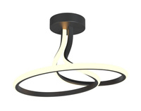Lampa sufitowa czarna CLINT LED Zuma Line MX6349-1-3BT