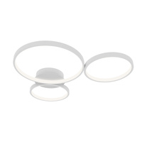 Lampa sufitowa Maver biała trzy okręgi LED 3000-6000K Italux SPL-20452-3-WH