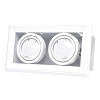 LAMPA PODTYNKOWA BLOCCO BIAŁY 2x7W GU10 LED ML473