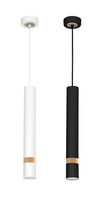 Lampa wisząca Joker Biały / Drewno 1xGU10 Milagro MLP6301