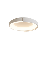 MaxLight Plafon LED 50W 3000K CRI90 biały Ø40 cm, metal+akryl - zintegrowane źródło (IP20)