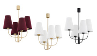 Lampa wisząca SAFIANO Argon 1821 1822 1827 kolor do wyboru