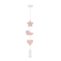 SINGLE HBS LAMPA WISZĄCA 1X20W E27 IQ KIDS RÓŻOWY Candellux 31-12128