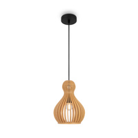Lampa wisząca drewniana kopułka Roots MOD192PL-01W Maytoni