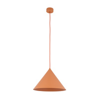 Stożkowa lampa wisząca o średnicy 33,5cm CONO L SALMON 1XE27 Tk Lighting 11385