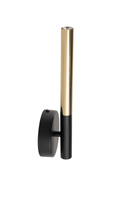 SOPEL LUX 1 kinkiet czarny/złoty Sigma 40741