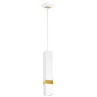 Lampa wisząca VIDAR WHITE/GOLD 1xGU10 Milagro MLP6275