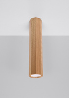 Lampa sufitowa oprawa ZEKE 30cm dąb Sollux Lighting SL.1034