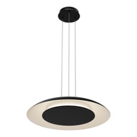 Lampa wisząca Piattino Czarny 30W LED 3000K-4000k-6000K Milagro ML1814