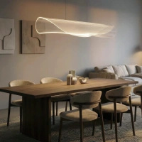 Designerska lampa wisząca z akrylu LED 3000K DRAGONFLY PENDANT BK AZZARDO AZ6791
