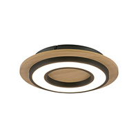 Okrągła lampa sufitowa 32cm drewniana TOLA LED 3000K Just Light 14560-18