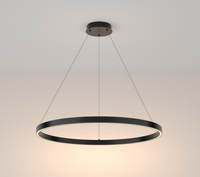 Lampa wisząca RIM LED pojedyncza 80cm czarna Maytoni MOD058PL-L42B3K