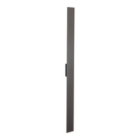 Prostokątny pionowy kinkiet podświetlający ściane w odcieniu brązu 100cm LED 3000K NAVI NEW BROWN LONG Tk Lighting 11349
