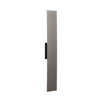 Prostokątny pionowy kinkiet podświetlający ściane w odcieniu brązu 50cm NAVI NEW BROWN 2XG9 Tk Lighting 11348