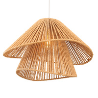 LAMPA WISZĄCA pleciony papier w stylu boho AMALFI II NATURAL MAXLIGHT P0578 