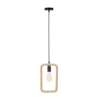 Ostor lampa wisząca czarny+beżowy 1x40W E27 Candellux 31-28761