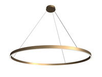 Lampa wisząca RIM LED pojedyncza 120cm mosiądz Maytoni MOD058PL-L65BS3K