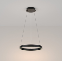 Lampa wisząca RIM LED pojedyncza 40cm czarna Maytoni MOD058PL-L22B3K