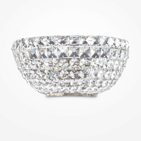 Kinkiet kryształowy BASFOR Maytoni srebrny DIA100-WL-02-N 