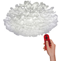 Lampa sufitowa plafon NAOMI LED RGB 50cm  Leuchten Direkt 14280-16 sterowany pilotem kolory smart